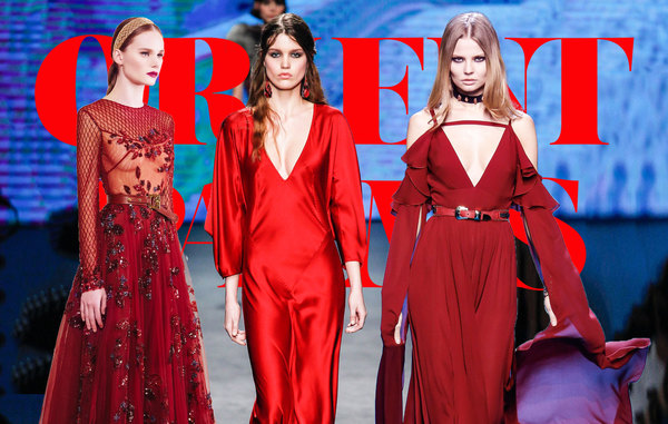 Red Winter - Our favorite evening red gowns this season