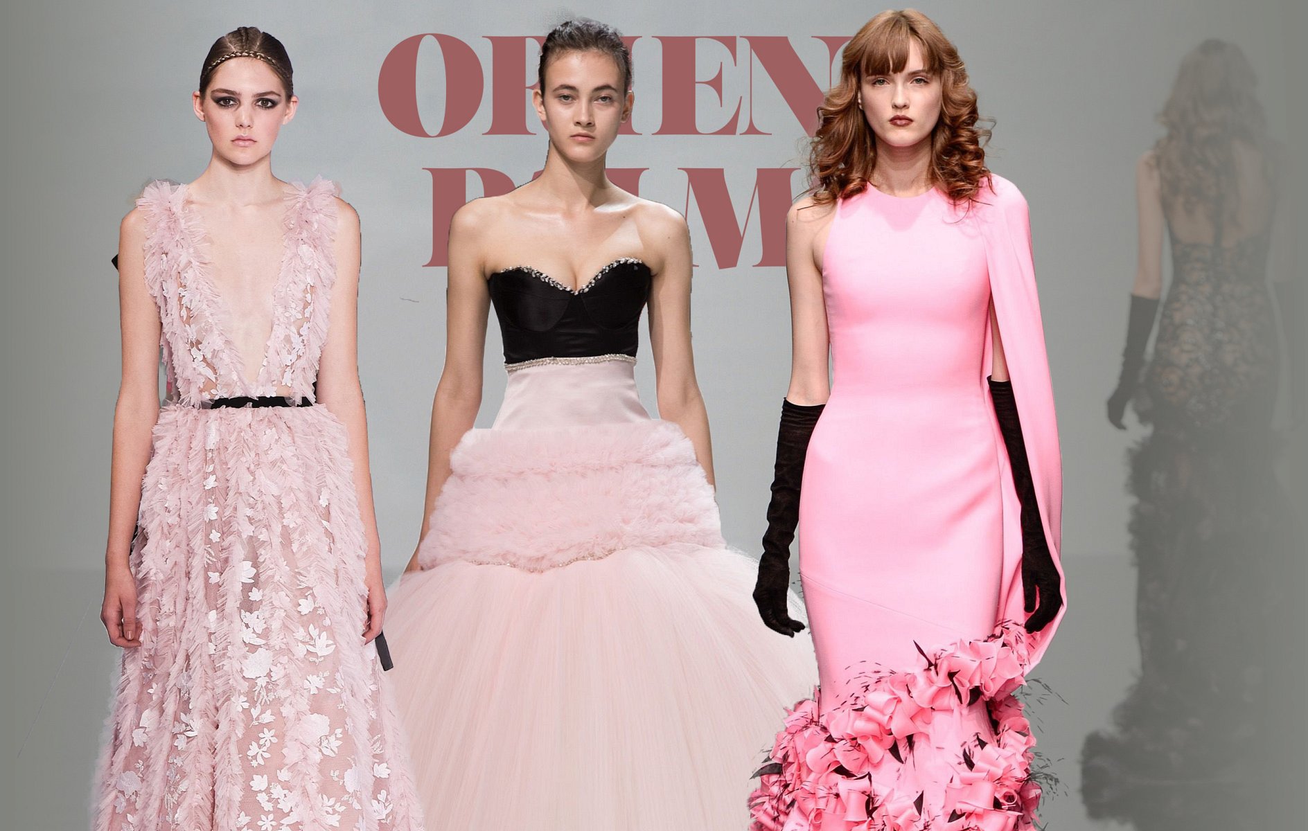 Pink snowflakes - 19 pink Haute Couture gowns this Winter